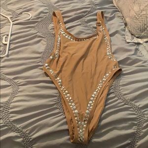One piece bathing suit
